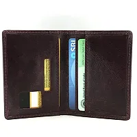 REDHORNS Genuine Leather Perfect Size Easy Access Regular Card Holder-thumb4