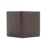 REDHORNS Stylish Genuine Leather Wallet for Men Lightweight Bi-Fold Slim Wallet with Card Holder Slots Purse for Men (A07R3_Dark Brown)-thumb2