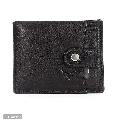 REDHORNS Genuine Leather Regular Wallet with Multi Pockets for Men-thumb0