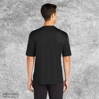 Plan Casual Round Neck Cotton Silk T-Shirt For Men pack of 01-thumb2