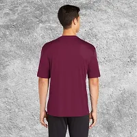 Plan Casual Round Neck Cotton Silk T-Shirt For Men pack of 01-thumb2