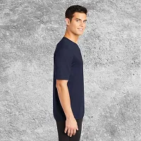 Plan Casual Round Neck Cotton Silk T-Shirt For Men pack of 02-thumb3