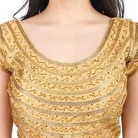 Golden Blouse  | Blouse | Party wear blouse | Regular Blouse | Fancy Blouse | womens blouse |-thumb1