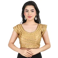 Golden Blouse  | Blouse | Party wear blouse | Regular Blouse | Fancy Blouse | womens blouse |-thumb3
