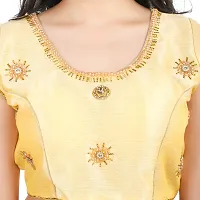 Golden Blouse  | Blouse | Party wear blouse | Regular Blouse | Fancy Blouse | womens blouse |-thumb4