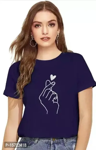 Elegant  Lycra  Tshirt For Women-thumb0