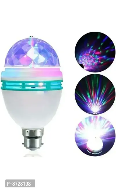 360 Degree LED Crystal Rotating Bulb Magic Disco LED Rotating Bulb Light Lamp-thumb0