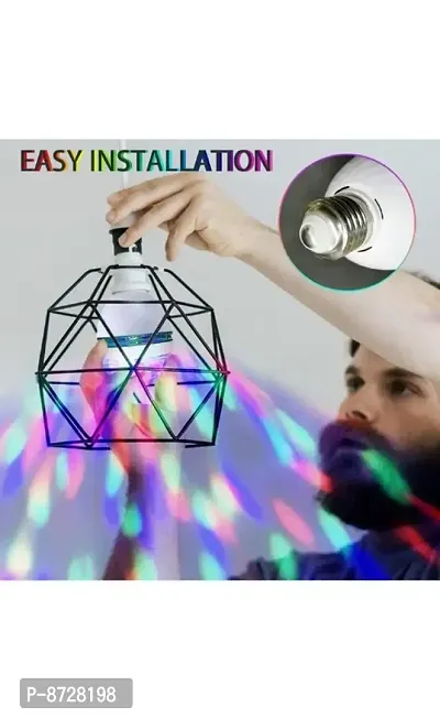 360 Degree LED Crystal Rotating Bulb Magic Disco LED Rotating Bulb Light Lamp-thumb3