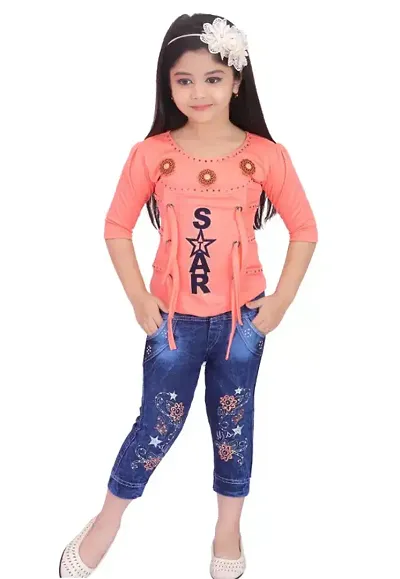 Fabulous Blend Casual Top For Girls