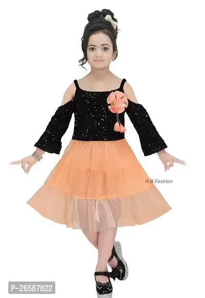 Fabulous Multicoloured Cotton Blend Embroidered Frocks For Girls