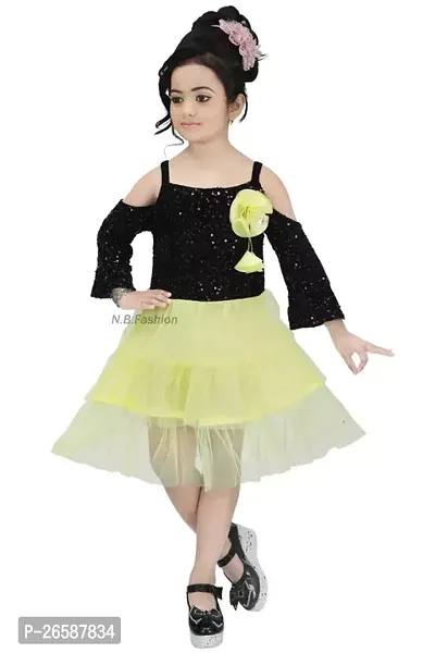 Fabulous Multicoloured Cotton Blend Embroidered Frocks For Girls