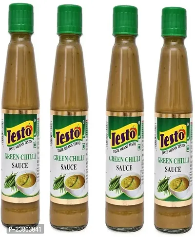 Testo Green Chilli Sauce 200 Gm X 4 Saucenbsp;nbsp;(4 X 200 G)