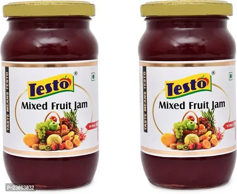 Testo Mixed Fruit Jam 500 Gm X 2 1000 Gnbsp;nbsp;(Pack Of 2)