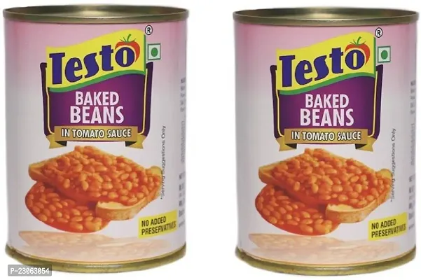 Testo Baked Beans In Tomato Sauce - 400 Gm X 2nbsp;nbsp;(2 X 400 G)
