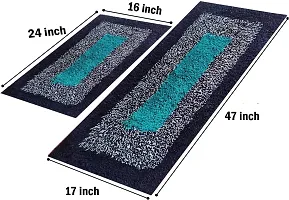 Stylish Fancy Designer Cotton Door Mats Pack Of 2-thumb1