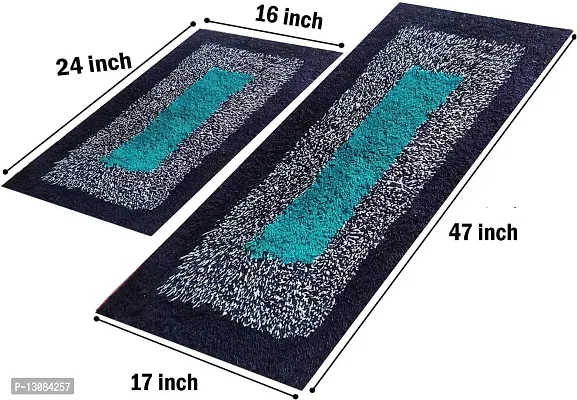 Stylish Fancy Designer Cotton Door Mats Pack Of 2-thumb2