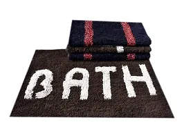 SHF? Door mat for Home and Office Set of 4 Piece 40x60 cm Multicolor-thumb2