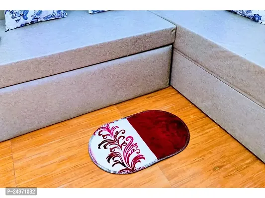 SHF? Velvet Door Mats for Home Set of 5 Piece 35x55 cm Assorted Colour-thumb3