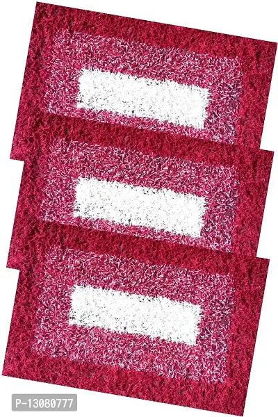 Stylish Fancy Designer Cotton Door Mats Pack Of 4-thumb2