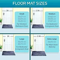 Stylish Fancy Designer Cotton Door Mats Pack Of 2-thumb1