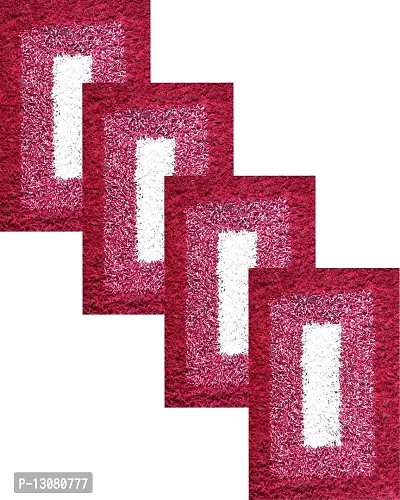 Stylish Fancy Designer Cotton Door Mats Pack Of 4-thumb0