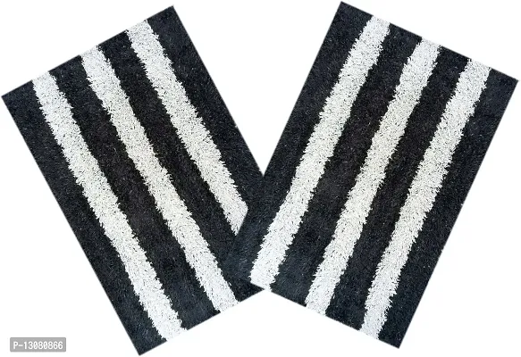 Stylish Fancy Designer Cotton Door Mats Pack Of 4-thumb2