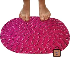 Stylish Fancy Designer Cotton Door Mats Pack Of 5-thumb1