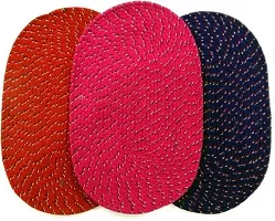 Stylish Fancy Designer Cotton Door Mats Pack Of 5-thumb2