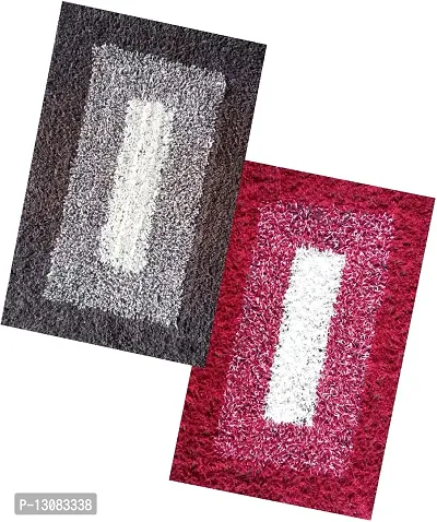 Stylish Fancy Designer Cotton Door Mats Pack Of 4-thumb2