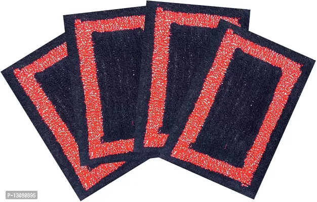 Stylish Fancy Designer Cotton Door Mats Pack Of 4