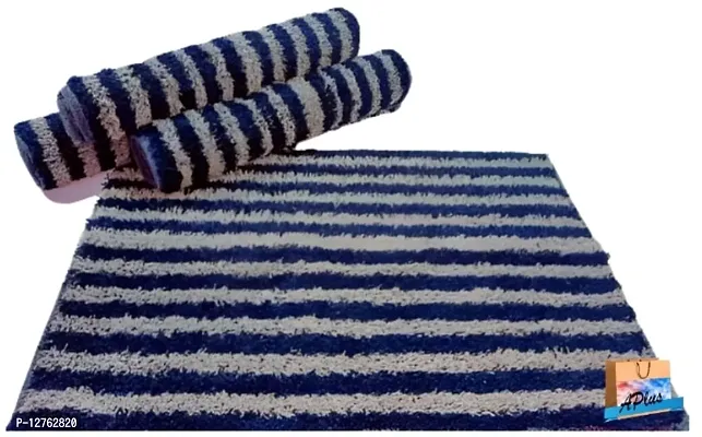 Designer Cotton Striped Door Mats -Pack Of 4