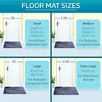 Stylish Fancy Designer Cotton Door Mats Pack Of 4-thumb2