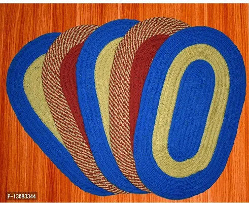 Stylish Fancy Designer Polyester Door Mats Pack Of 5-thumb0