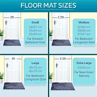 Stylish Fancy Designer Cotton Door Mats Pack Of 4-thumb1