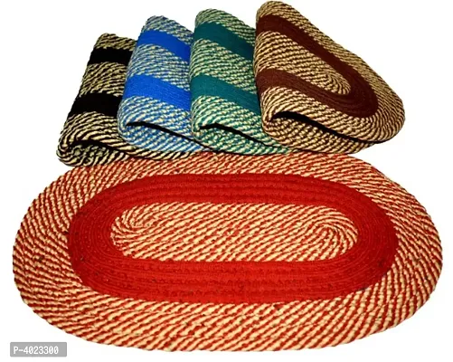 Door Mats and bathmat Cotton for Home and office combo pack 5 Piece