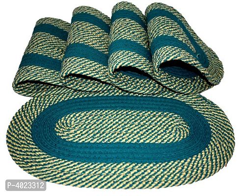 Door Mats and bathmat Cotton for Home and office combo pack 5 Piece-thumb0