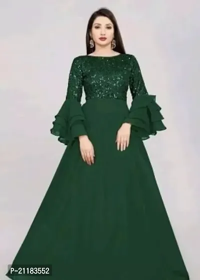 Stylish Indo-western Georgette Gown