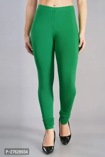 Classic Cotton Lycra Solid Leggings for Women