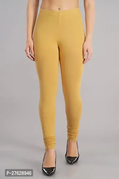 Classic Cotton Lycra Solid Leggings for Women