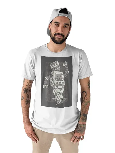 ViShubh Retro Robot - T-Shirts - Men's Stylish Clothing - Cool tees for Boys