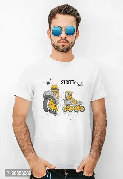 Aayansh CREATION Street Style - Printed T-Shirts - Men's Stylish Clothing - Cool tees for Boys-thumb2