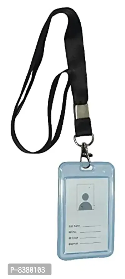 Plastic ID Badge Holder, Lanyard