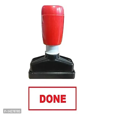 Dey's Stationery Store Done Pre-Inked Rubber Stamp Office Stationary Message - Done( Red Pack of 1 )-thumb0