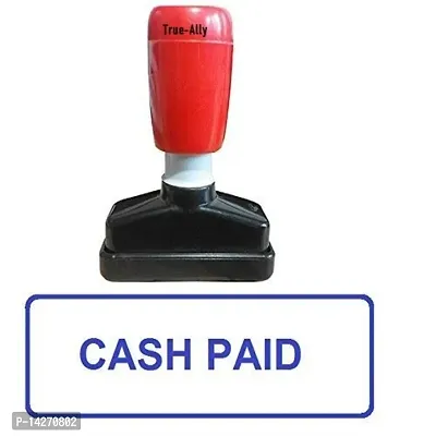 Dey's Stationery Store Cash Paid Pre-Inked Rubber Stamp Office Stationary Message - Cash Paid( Blue Pack of 1 )hellip;-thumb0