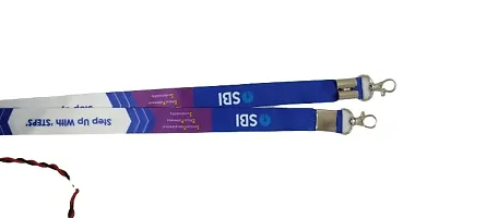 State Bank of India/Ribbons for ID Card with Free Transparent Holder for Official Use Colour-Royal Blue.-thumb3