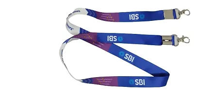State Bank of India/Ribbons for ID Card with Free Transparent Holder for Official Use Colour-Royal Blue.-thumb2