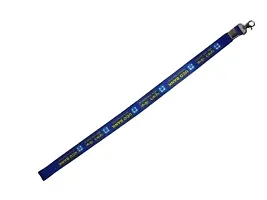 UCO Bank Silk Lanyard Lanyard for ID Card for Official Use Color-Blue.(Pack of 1)-thumb1
