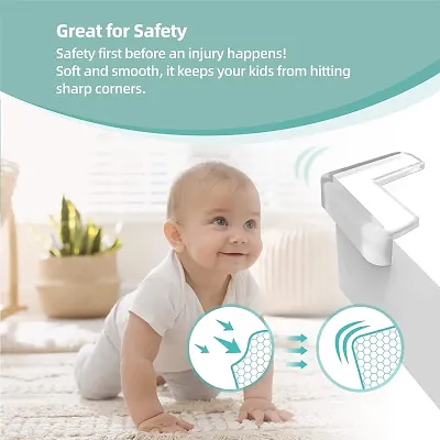 Raw Soft Corner Guards Edge Protectors For Baby Safety from  Furniture,Dressing Table, Bed Corner, Dining