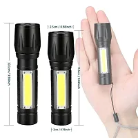 High Quality LED Flashlight With COB Light Mini Waterproof Portable LED XPE COB Flashlight USB Rechargeable-thumb3