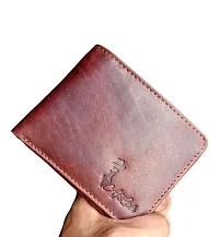 Brown Leather Wallets For Men | Men Wallet | Money Purse For Men | RFID Wallet | Bi-fold Leather Wallet For Male-thumb3